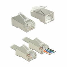 Delock RJ45 konektor CAT.6 FTP Crimp & Cut pak/20 86454