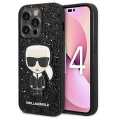 Karl Lagerfeld Ovitek Karl Lagerfeld za Apple iPhone 14 Pro - Glitter Flakes Ikonik