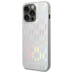 Karl Lagerfeld Ovitek Karl Lagerfeld za Apple iPhone 14 Pro Max - Monogram Iridescent Silver