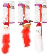 Flamingo Božična igrača za mačke sneženi mož/santa/sob