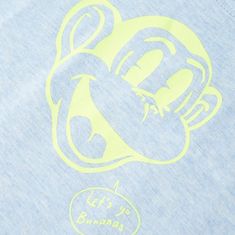 Vidaxl Otroška majica brez rokavov modra melange 116