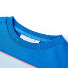 Vidaxl Otroški pulover živo morda in svetlo modra 104