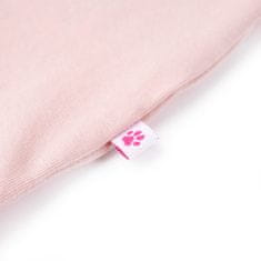 Vidaxl Otroška majica s kratkimi rokavi svetlo roza 92