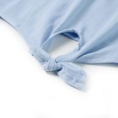 Vidaxl Otroška majica s kratkimi rokavi modra 104