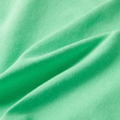 Vidaxl Otroška majica s kratkimi rokavi svetlo zelena 128