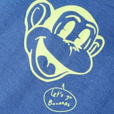 Greatstore Otroška majica brez rokavov modra melange 104