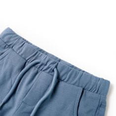 Vidaxl Otroške kratke hlače z vrvico temno modre 92