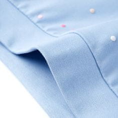 Vidaxl Otroška majica z dolgimi rokavi modra 104