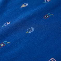 Vidaxl Otroška majica brez rokavov temno modra 104