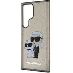 Karl Lagerfeld Ovitek Karl Lagerfeld za Samsung Galaxy S24 Ultra - Black Glitter K&C