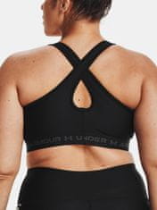 Under Armour Nedrček UA Crossback Mid Bra&-BLK 1X