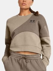 Under Armour Pulover Essential Fleece Crop Crew-BRN M