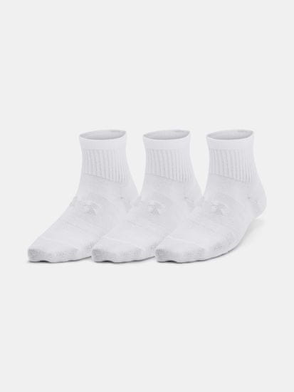 Under Armour Nogavice UA Essential 3pk Qtr Yth-WHT