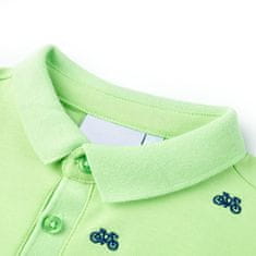 Greatstore Otroška polo majica neon zelena 104