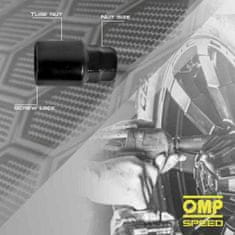 NEW Vijaki proti kraji OMP OMPS09861201 M12 x 1,50 4 uds Črna