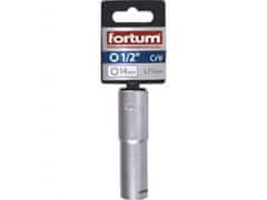 Fortum Vtična glava podaljšan 1/2", 14mm, L 77mm