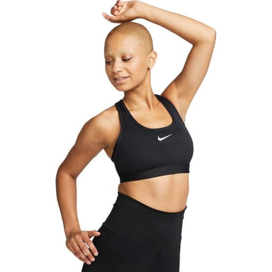 Nike Majice obutev za trening črna Swoosh Nesium Support
