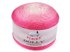 Pletena preja Dolly Ombre 250 g - (306) roza