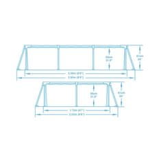 Bestway Steel Pro Pool 2,59 x 1,7 x 0,61 m - 56403