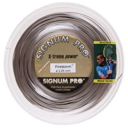 Signum pro Firestorm Youzhny teniška pletenica premera 200 m 1,30