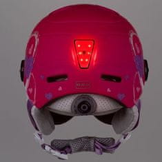 Otroška smučarska čelada Rider PRO Light roza obseg 53-55