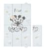 CEBA Potovalna previjalna podloga (50x80) Disney Minnie &amp; Mickey Grey