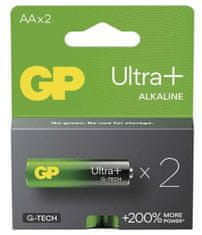 GP Ultra Plus alkalna baterija, LR6 AA, 2 kosa (B03212)