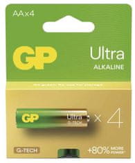 GP Ultra alkalna baterija, LR6 AA, 4 kosi (B02214)