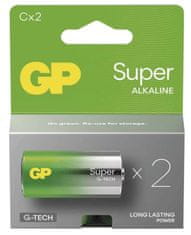 GP Super alkalna baterija, LR14 C, 2 kosa (B01312)