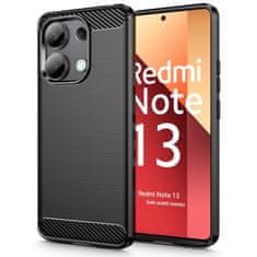 Tech-protect Carbon ovitek za Xiaomi Redmi Note 13 4G, črna