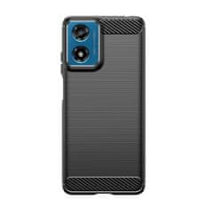 Tech-protect Carbon ovitek za Motorola Moto G24 / G24 Power / G04, črna