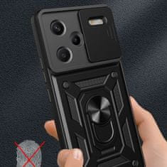 Tech-protect Camshield ovitek za Xiaomi Redmi Note 13 Pro Plus 5G, črna