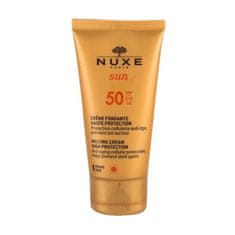 Nuxe Sun Melting Cream SPF50 nežna krema za sončenje za obraz 50 ml unisex