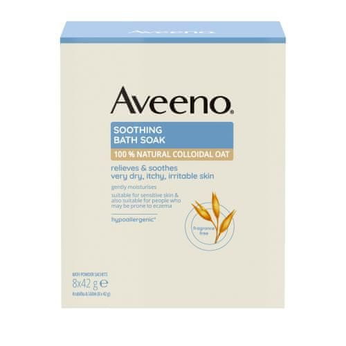 Aveeno Soothing Bath Soak Set ovsena kopel 8 x 42 g unisex