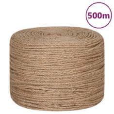 Vidaxl Vrv iz 100 % jute 6 mm 500 m