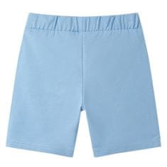 Vidaxl Otroške kratke hlače z vrvico modre 140