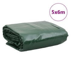 Vidaxl Ponjava zelena 5x6 m 650 g/m²