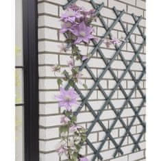 Vidaxl Nature Oporna mreža za rastline 50x150 cm PVC antracit