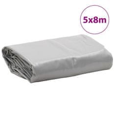 Vidaxl Ponjava siva 5x8 m 650 g/m²