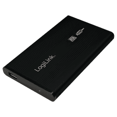 LogiLink UA0041B 2,5" SATA USB 2.0 Aluminium Black, ohišje za disk