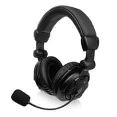 Ewent EW3564 Over-ear Stereo črne, slušalke z mikrofonom