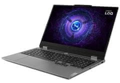 Lenovo LOQ 15 gaming prenosnik, i5-13450HX, 15,6FHD, 144Hz, 16GB, SSD1TB, RTX4050, DOS, siv (83DV005VSC)