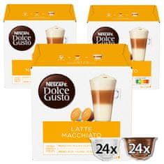 Dolce Gusto Latte Macchiato kava, 183,2 g (16 kapsul), trojno pakiranje