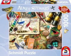 Schmidt Puzzle Opazovanje ptic 1000 kosov