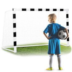 shumee Nogometni gol 180 x 120 x 60 cm NS-464 črno-bel