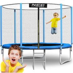 ACTIVESHOP Vrtni trampolin 10ft/312cm z zunanjo mrežo in lestvijo Neo-Sport