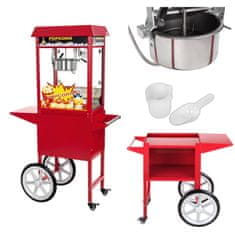 Royal Catering Mobilni stroj za popcorn z vozičkom na kolesih