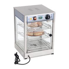 Royal Catering 850W ogrevalna omara s prikazovalnikom širine 35,5 cm