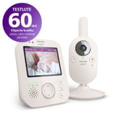 Philips Avent Baby Monitor Video SCD891/26+NATTOU Sleepy Bear Beige 0m+