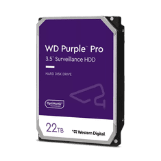 WD PURPLE PRO 22TB, 7200 obratov, 512MB